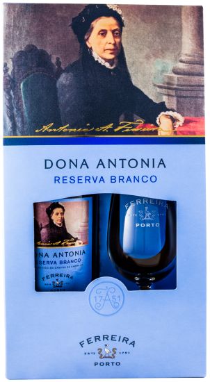 Ferreira Dona Antónia Branco Reserva Port c/Cálice