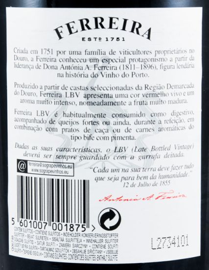 2013 Ferreira LBV Porto