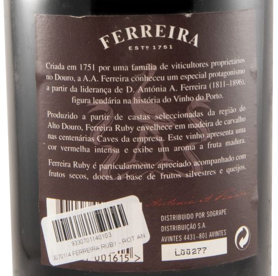 Ferreira Ruby Port (former bottle)