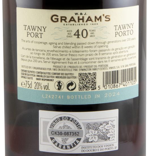 Graham's 40 years Port