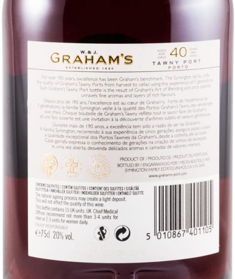 Graham's 40 years Port (former label)