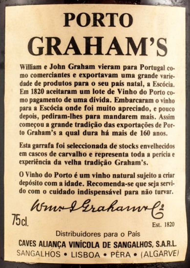 Graham's 30 years Port (former label)
