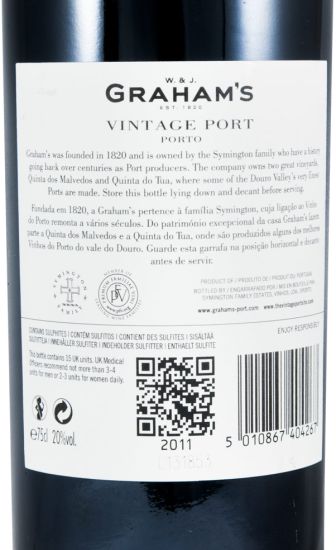 2011 Graham's Vintage Porto