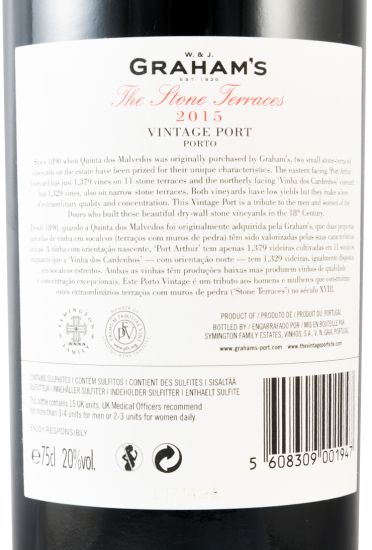 2015 Graham's Vintage The Stone Terraces Port
