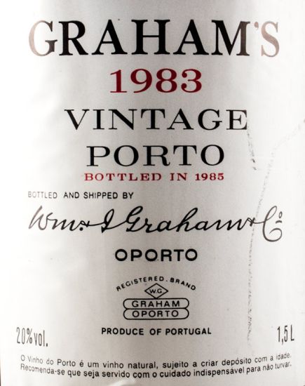 1983 Graham's Vintage Porto 1,5L