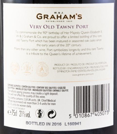 Graham's 90 Very Old Tawny Port