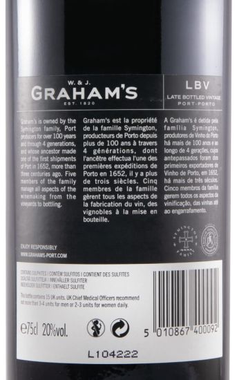 2005 Graham's LBV Port