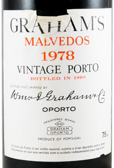 1978 Graham's Quinta dos Malvedos Vintage c/Decanter Porto