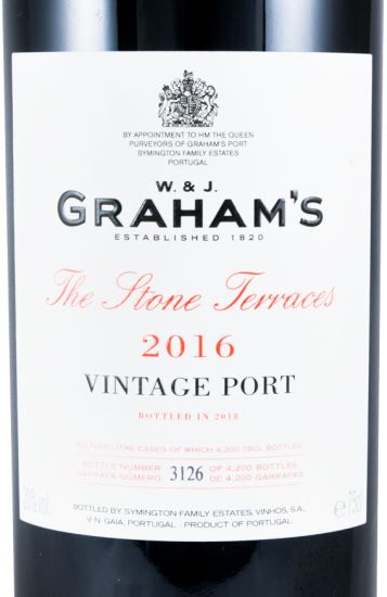 2016 Graham's The Stone Terraces Vintage Port
