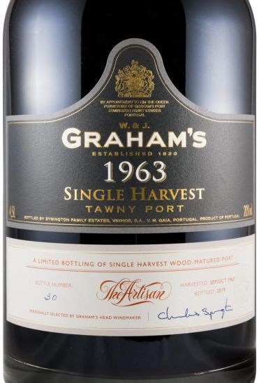 1963 Graham's Single Harvest Port 4.5L