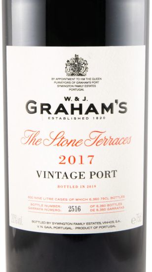 2017 Graham's The Stone Terraces Vintage Porto