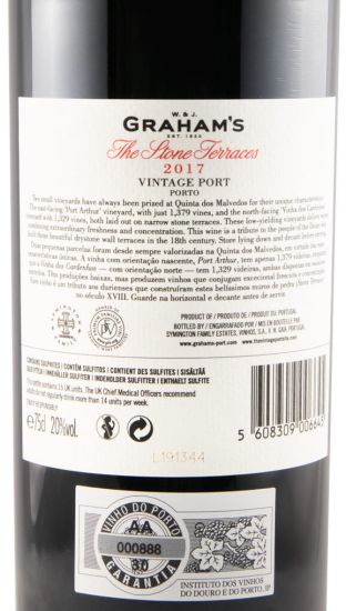 2017 Graham's The Stone Terraces Vintage Porto