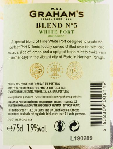 Graham's Blend N.º 5 White Port