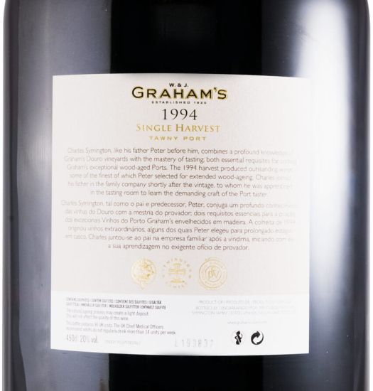 1994 Graham's Single Harvest Port 4.5L