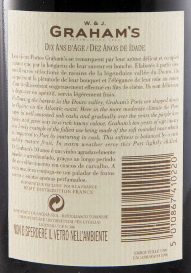 Graham's 10 years w/2 Chalices Port