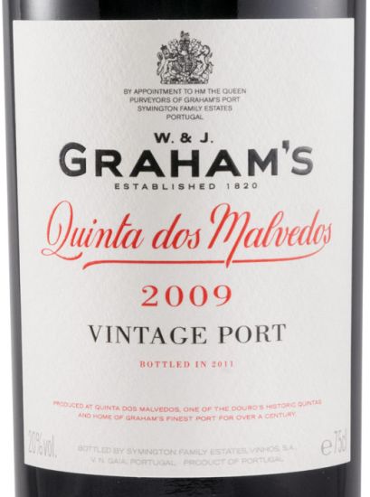 2009 Graham's Quinta dos Malvedos Vintage Porto