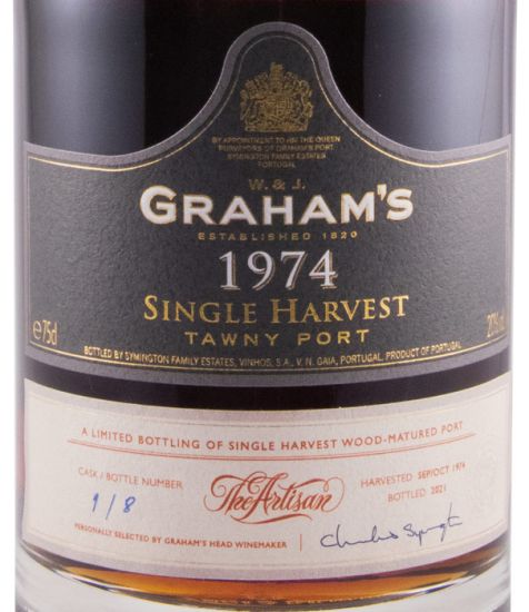 1974 Graham's Single Harvest Port