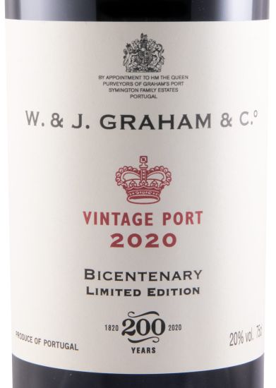 2020 Graham's Vintage Porto