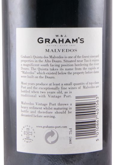 1995 Graham's Quinta dos Malvedos Vintage Porto