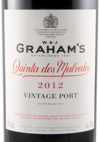 2012 Graham's Quinta dos Malvedos Vintage Porto