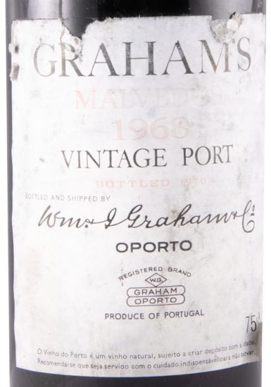 1968 Graham's Quinta dos Malvedos Vintage Porto