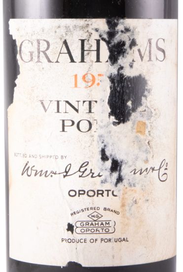 1957 Graham's Vintage Porto (rótulo danificado)