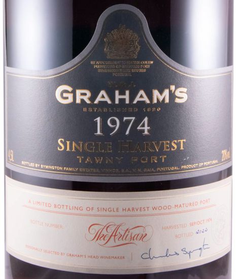 1974 Graham's Single Harvest Port 4.5L