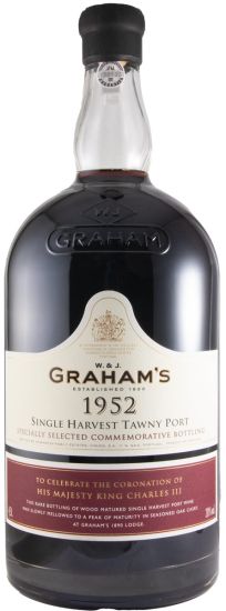 1952 Graham's Comemoração da Coroação do Rei Charles III Colheita Port 4.5L