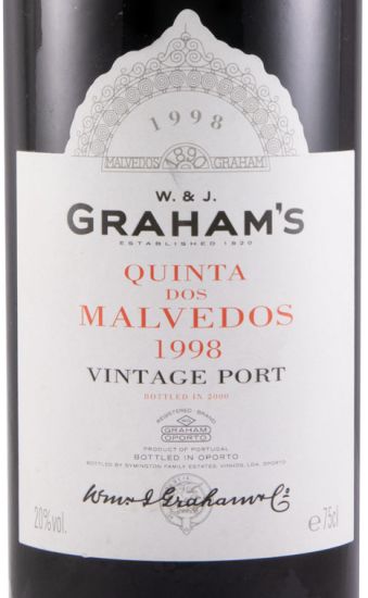 1998 Graham's Quinta dos Malvedos Vintage Porto