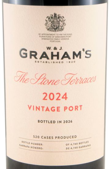 2024 Graham's The Stone Terraces Vintage Porto