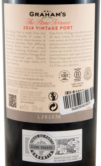 2024 Graham's The Stone Terraces Vintage Porto