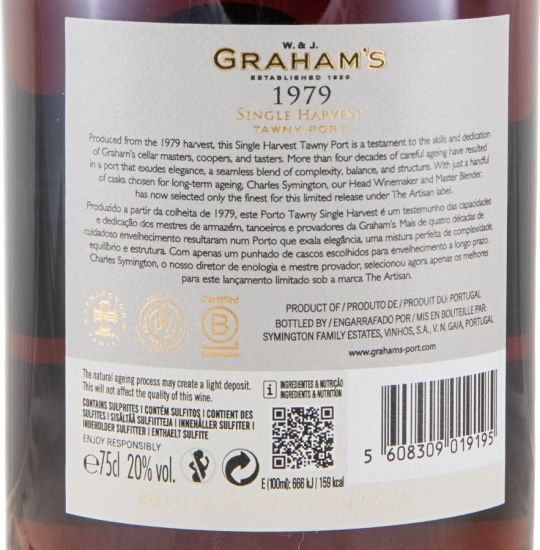 1979 Graham's Colheita Porto