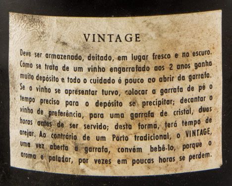 1975 Niepoort Vintage Porto