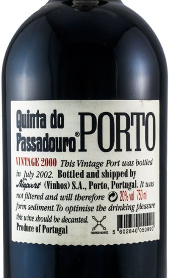 2000 Quinta do Passadouro Vintage Porto