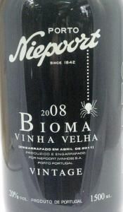 2008 Niepoort Bioma Vintage Vinha Velha Porto 1,5L