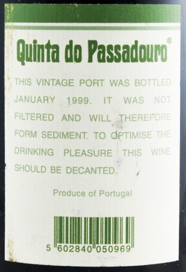 1996 Quinta do Passadouro Vintage Porto