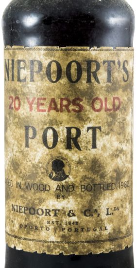 Niepoort 20 anos Porto (engarrafado em 1982 e rótulo de papel)