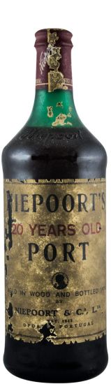 Niepoort 20 anos Porto (engarrafado em 1974 e rótulo em papel)