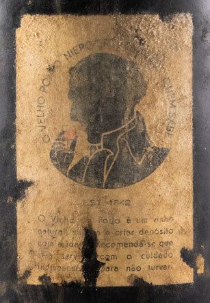 Niepoort 20 anos Porto (rótulo de papel e engarrafado em 1973)