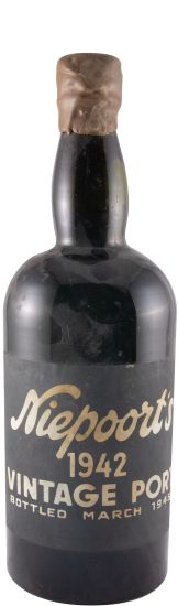 1942 Niepoort Vintage Porto (engarrafado em 1945) 1L
