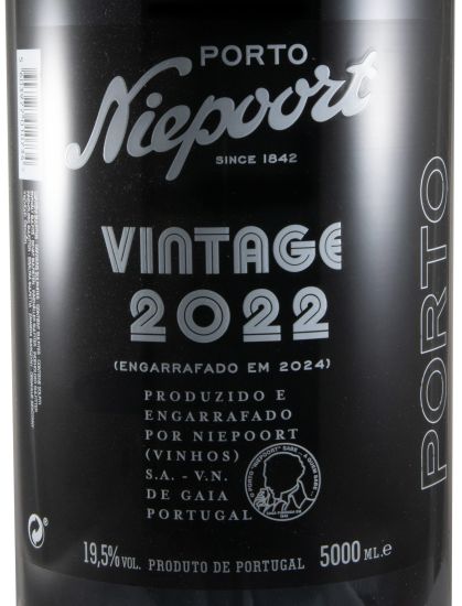 2022 Niepoort Vintage Porto 5L