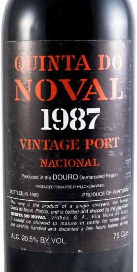 1987 Noval Nacional Vintage Porto