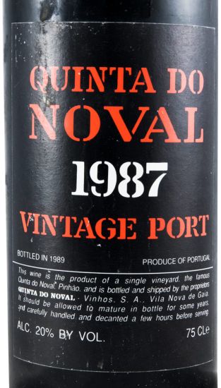 1987 Noval Vintage Porto