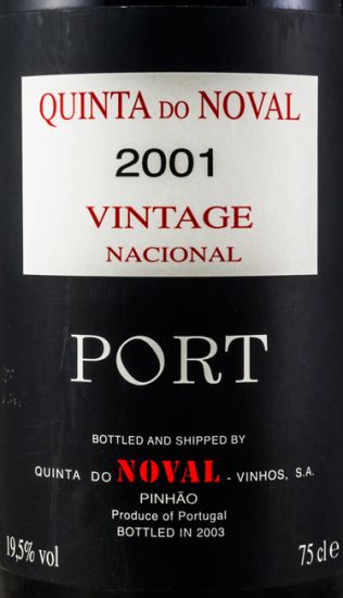 2001 Noval Nacional Vintage Porto