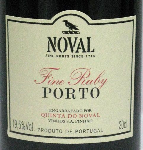 Noval Fine Ruby Port 20cl