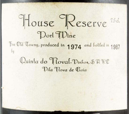 1974 Noval House Reserve Port