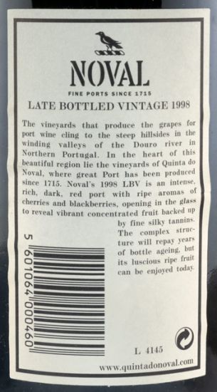 1998 Noval LBV Porto