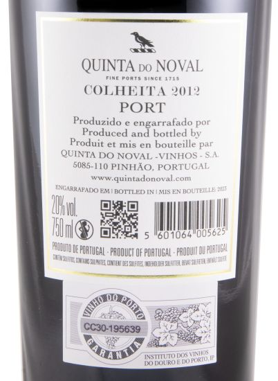2012 Noval Colheita Porto