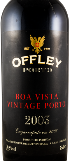 2003 Offley Boa Vista Vintage Porto
