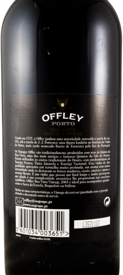 2003 Offley Boa Vista Vintage Porto